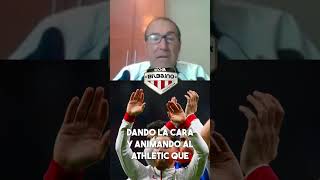 Honor a los aficionados del Athletic que se desplazaron al campo del Atlético de Madrid