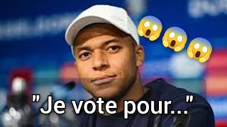 Mbappé a choisi pour qui voter 😱😱😱