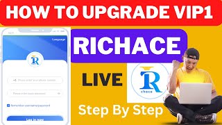 Richace VIP 1 Purchase || Richace App || Richace Company || Earn Money Online | Mani Learning Point