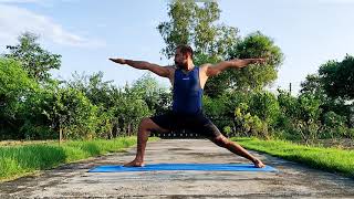 Virabhadrasana 2 Warrior pose