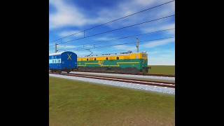 Double icf train Level crossing Indian train crossing3d game