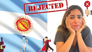 NO ME DEJARON VIAJAR A ARGENTINA!!