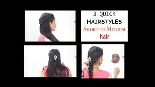 3 BASIC HAIRSTYLES FOR MEDIUM TO LONG HAIR  |