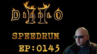 Diablo 2 LOD HC Hell Speedrun - WR ATTEMPTS - Necromancer - Episode 143