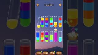 sort water puzzle color game #233 #levelcrossing #hallmarknewupdate #puzzle #gaming #videogame