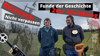 Abzeichen🎖Wk2🎖Partei und Römisches Riesen-fibelfragment bei der Schatzsuche mit dem Orx entdeckt