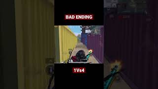 1vs4 bad ending.@Feitzz #tiktokpubg #shorts #pubgmobile #1v4 #訂閱