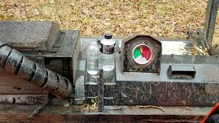 Forestry mulcher full power vibration test.