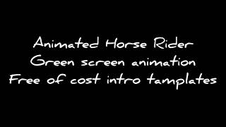 Horse Rider !! animated effect !! free of cost