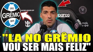 🚨URGENTE! SUAREZ RETORNANDO AO TRICOLOR?! ACABOU DE CONFIRMAR! DIREÇÃO CONFIRMOU! NOTÍCIAS DO GRÊMIO