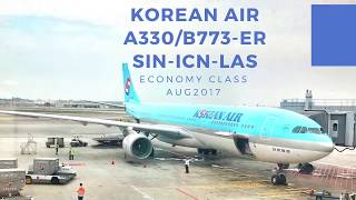 Blog: Glimpse of Korean Air A330 Economy Class (SIN-ICN-LAS)