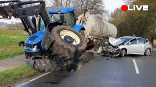 John Deere Tractors Accident - Equipment In Dangerous Conditions ! Amazing Farmer Technology