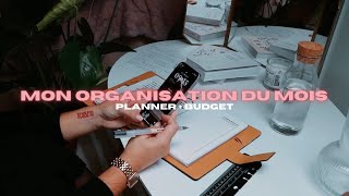 MON ORGANISATION D'OCTOBRE (PLANNER ET ENVELOPPES BUDGET)