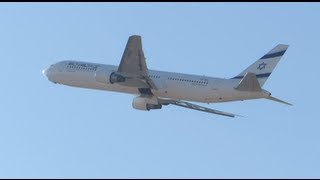 767-300ER | EL AL | Takeoff | LLBG