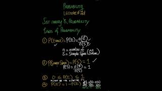 PROBABILITY || Laws of Probability || Lecture 2d | #maths