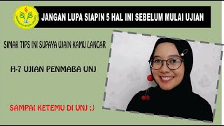 5 HAL YANG PERLU DISIAPKAN SEBELUM UJIAN MANDIRI UNJ (Online) | Penmaba UNJ