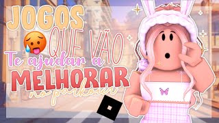 🍿•5 JOGOS DO ROBLOX QUE IRÃO TE AJUDAR A MELHORAR NO PARKOUR!!😱