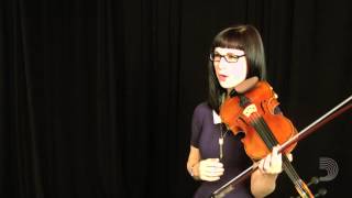 April Verch Fiddle Lesson on Left Hand Ornamentation