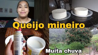 COMO FAZER QUEIJO MINEIRO MUITA CHUVA EM MINAS GERAIS QUASE PERDEMOS NOSSO LEITE DA ROÇA