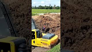 Heavy Equipment Excavator At Work Part 30