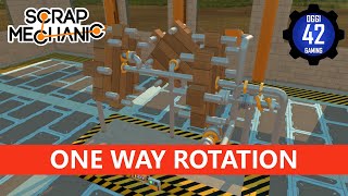 Alternating Rotation to One Way Rotation - Scrap Mechanic