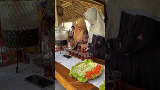 rumah makan view sawah hijau di Tembi Bantul Yogyakarta #food #foodjogja #kuliner #kulinerjogja