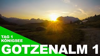 Von Hinterbrand zur Gotzenalm (Tag 1 der Tour)