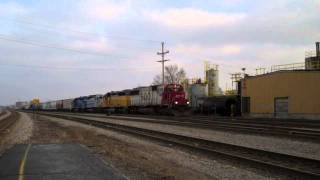 Railfanning in Franklin Park 2-4-12