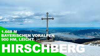 Wandern am Tegernsee zum Hirschberg, einem klassischen Münchner Hausberg