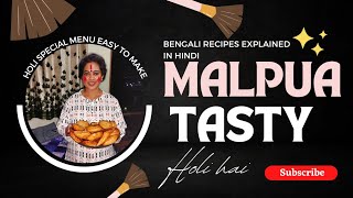 Malpua Recipe explained in Hindi | Reel Life Journey | Holi special Menu |