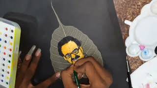 గాన గంధర్వుడు sp Balu జయంతి special #leafart #spb #spbalasubrahmanyam #spbalu