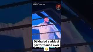 Dj khaled saddest performance ever 😂 #shorts #djkhaled