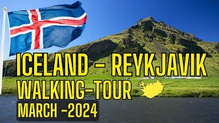 Walking Tour Iceland - Downtown Reykjavík [4K] #walkingtour #travel