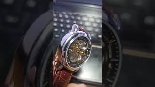 forsining watch skeleton bridge automatic mecanic