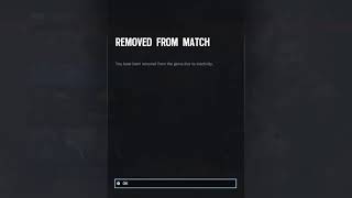 Removed from match 24/7