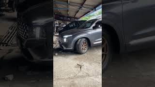 Nih bos kuh yang punya Hyundai Palisade terbaru. Gambaran pakai ban semi offroad r18 lebar Velg 8