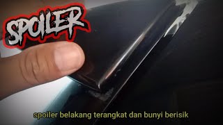 spoiler mobil. Avanza terbuka