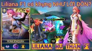 Bác bỏ tin đồn Liliana F1 rất khựng? Băng trụ cào Florentino KHÓC RA HOA /Rum ○● Liliana / LIÊN QUÂN