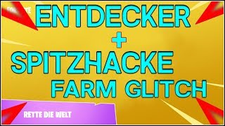 ⭐️ Entdecker + Spitzhacke Farm Glitch ⭐️ Fortnite Rette Die Welt