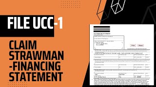 Day 6- File your UCC-1- Financing Statement Explained-FREE Template-Claim Strawman. #UCC-1