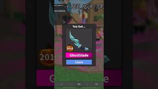 Trading Battle Axe 2 for Ghostblade in Roblox Mm2