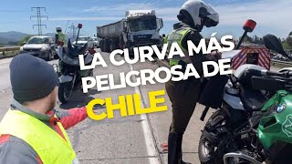 LA CURVA DESCONOCIDA MAS PELIGROSA DE CHILE / Paso Superior Lircay - Talca / Ruta 5 Sur