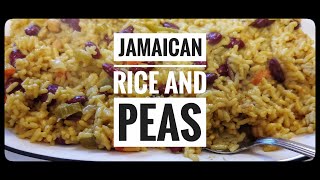 Jamaican Rice and Peas | Jamaican Rice and Peas using Canned Beans | Peas and Rice Jamaica | Anees