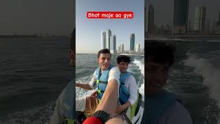 Maje aa gye jet ski pr #viral #ytshort #tranding #dubai