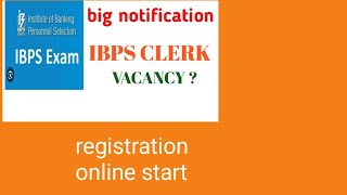 ibps clerk notification released