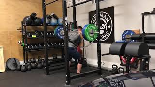 1/24/18 Squat (Pin-Full) 275x3 @7.5 ws 1/4