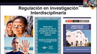 EPICAH 2022-I: Aspectos Éticos y Regulatorios en Investigación Interdisciplinaria