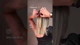 Come sistemare i capelli molto velocemente✨    #hairstule #hair #haircut #hairtutorial #