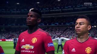 Manchester United VS PSG - Fifa 19 gameplay demo (Champions league)