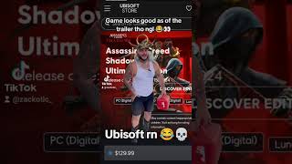 Ubisoft at it again 😂 #subscribe #gaming #memes #ubisoft #asassinscreed #shorts #streamer #funny